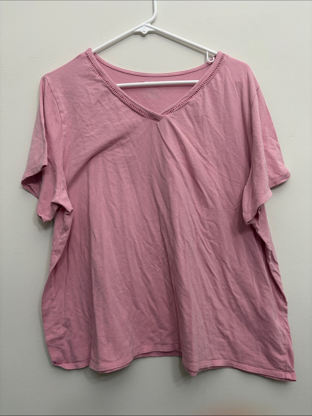 Liz Claiborne Dusty Pink V-Neck Pajama top